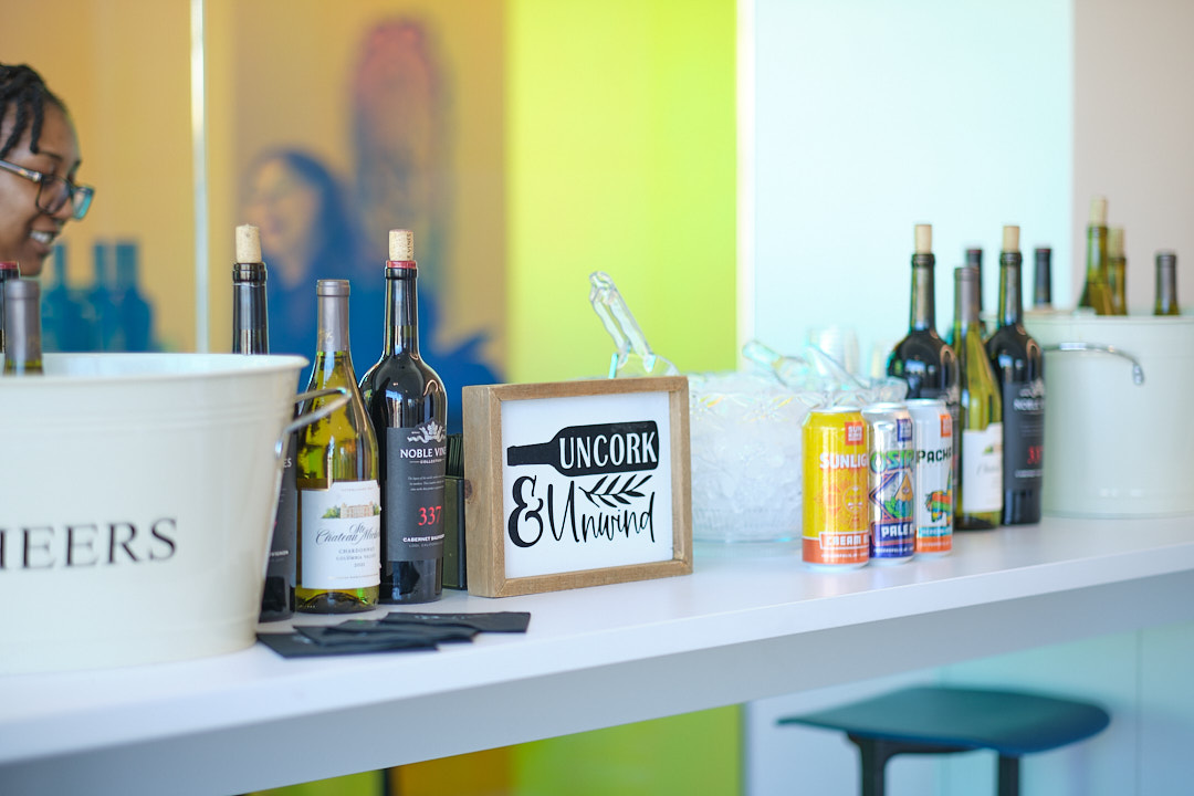 Contemporary Bar Installation - Toasted Events mobile bar service Indianapolis