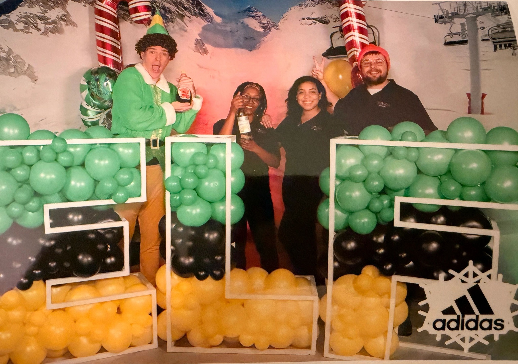 Holiday Party with Festive Décor - Toasted Events mobile bar service Indianapolis